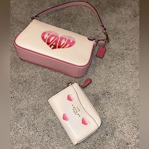 Nolita 19 With Stripe Heart Motif & Wallet